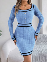 The Sweater Wraps Around The Skirt